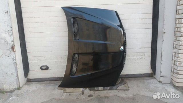 Капот черный рестайлинг оригинал BMW X5 E53 04-07г