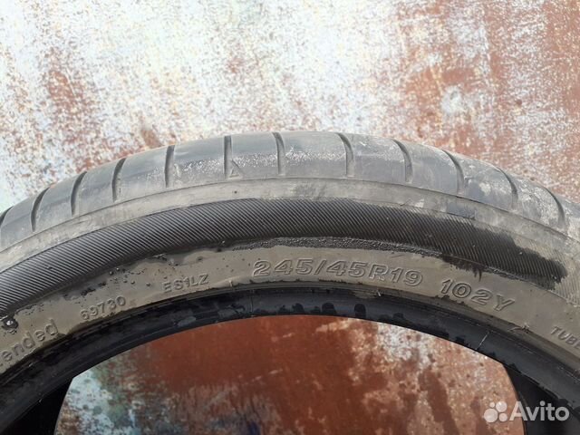 Брижстоун 245/45/19 ранфлет