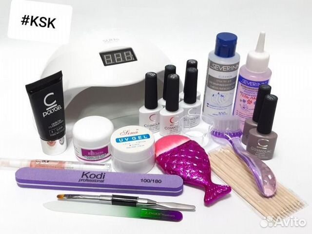 Набор для маникюра с гель лаком экспресс