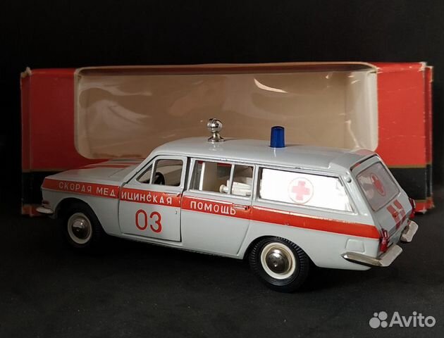 Газ-24-02 скорая помощь, СССР, 1:43 Газ-24-02 скорая помощь, СССР, 1:43