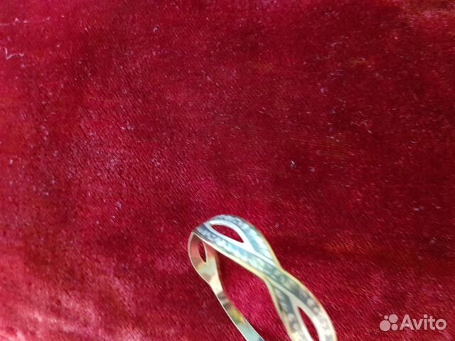 Винтажный серебряный браслет