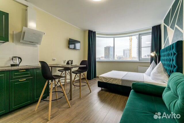 

Квартира-студия, 28 м², 2 кровати
