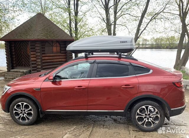 Рейлинги продольные на Renault Arkana (2019+). апс