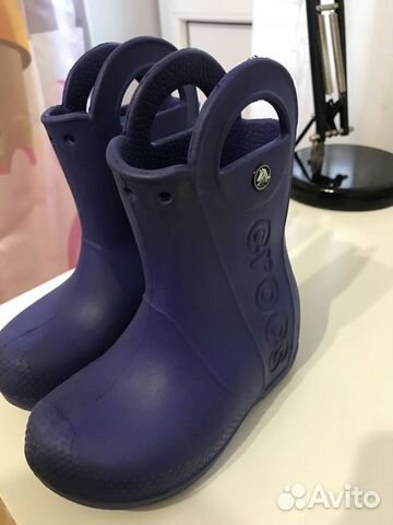 Резиновые сапоги crocs c9 б/у