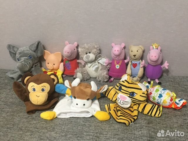 Игрушки на руку, кукольный театр Игрушки на руку, кукольный театр