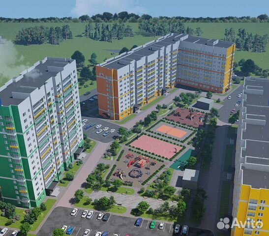 2-к квартира, 54 м², 4/16 эт. 2-к квартира, 54 м², 4/16 эт.