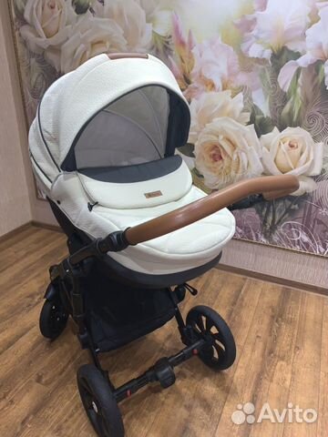 Коляска Tutis Mimi Style 2 в 1 жаккард молочный/ко Коляска Tutis Mimi Style 2 в 1 жаккард молочный/ко