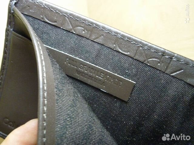 Calvin Klein.Made in USA.Бумажник.Натур кожа