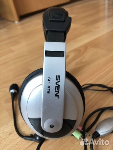 Наушники Sven AP-875 с микрофоном и регулятором гр