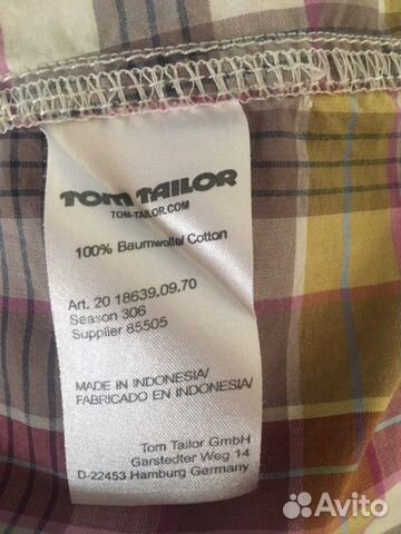 Рубашка Tom Tailor Рубашка Tom Tailor