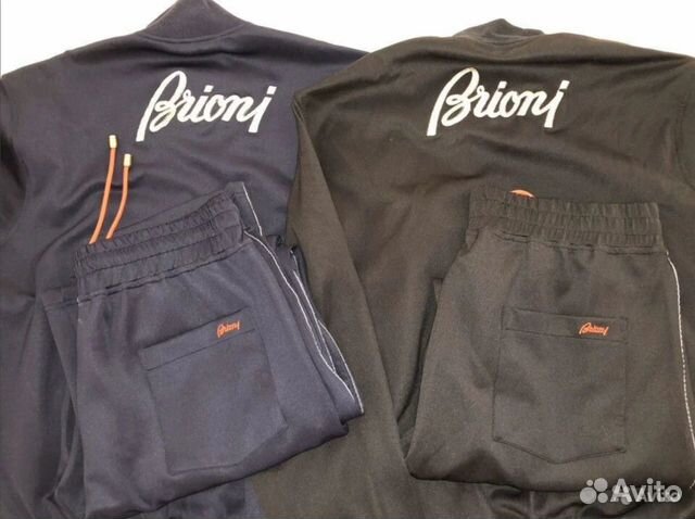 Спорт костюмы brioni roma черный и синий оригинал Спорт костюмы brioni roma черный и синий оригинал