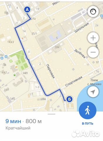 2-к квартира, 61 м², 1/4 эт.