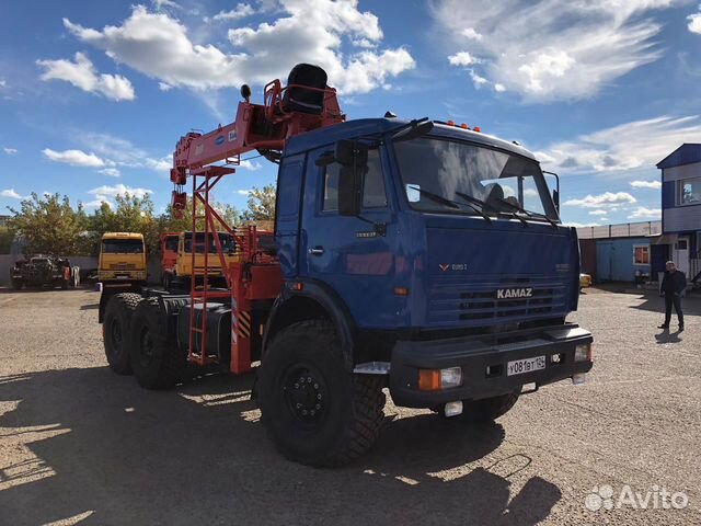 Новый Камаз 43118 тягач с кму Kanglim 1256 евро 2