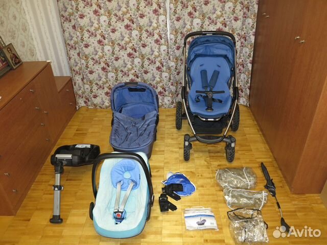Коляска maxi cosi mura 3в1 (максимальный комплект)