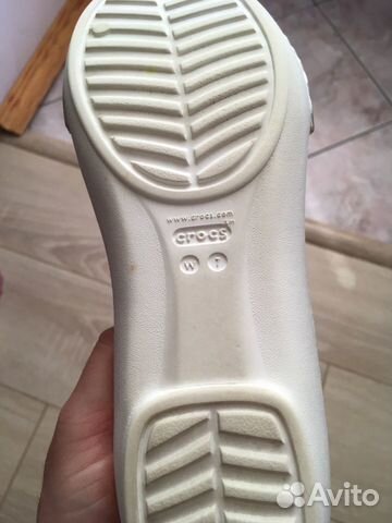 Шикарные балетки crocs, размер W7 Шикарные балетки crocs, размер W7