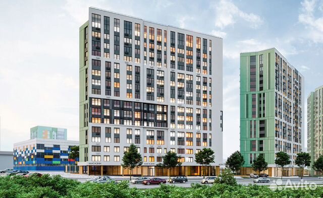 2-к квартира, 63.3 м², 16/16 эт. 2-к квартира, 63.3 м², 16/16 эт.
