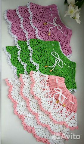 Вяжу на заказ.Крючком.Детям.Пинетки,юбочки и др