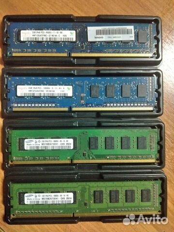2 гб DDR3 - 3 планки 2 гб DDR3 - 3 планки
