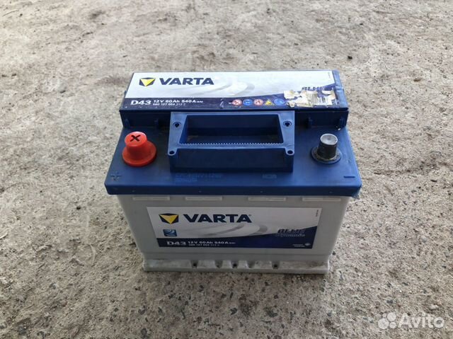 Аккумулятор для авто бу Varta D43 Аккумулятор для авто бу Varta D43