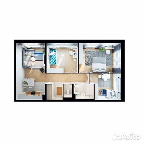 3-к квартира, 78.6 м², 14/25 эт. 3-к квартира, 78.6 м², 14/25 эт.