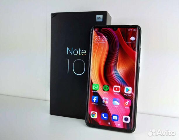 Xiaomi Mi Note 10 128 гб черный