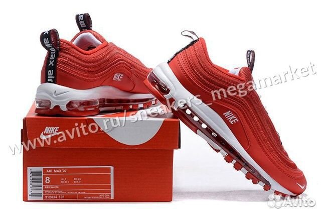 Кроссовки Nike Air Max 97 Red (41-45) Кроссовки Nike Air Max 97 Red (41-45)