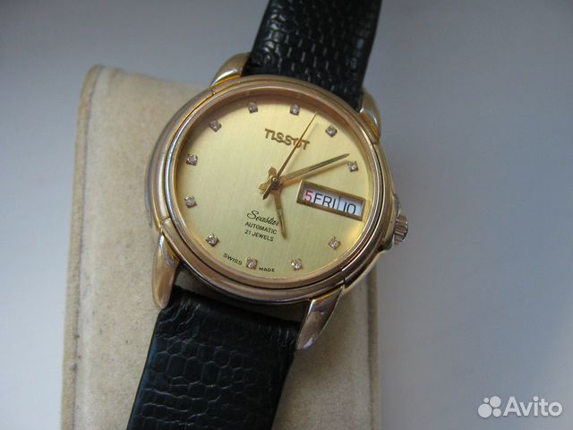 Tissot Seastar A650/750K бриллианты мужские часы