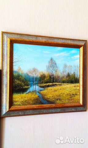 Картина масло акварель Картина масло акварель