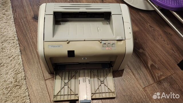 Принтер HP LaserJet 1020 без картриджа
