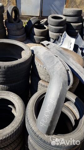 Юбка заднего бампера Ford Focus 2 Юбка заднего бампера Ford Focus 2