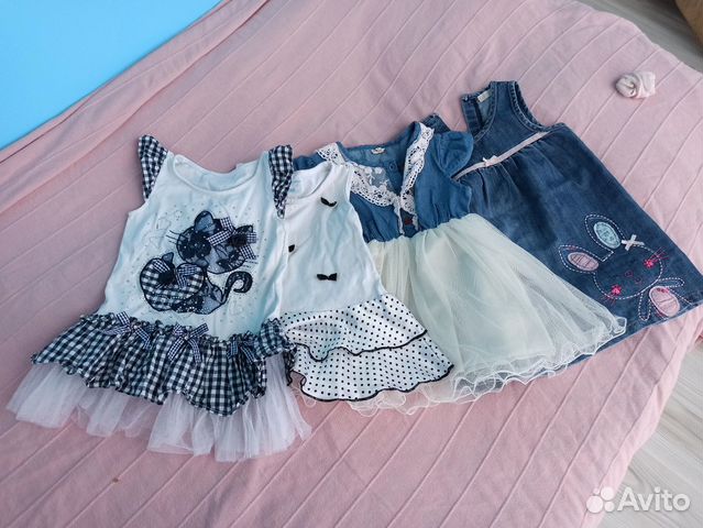 Платья и сарафаны для девочки 12-18 мес