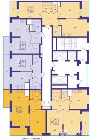 1-к квартира, 32.7 м², 19/25 эт. 1-к квартира, 32.7 м², 19/25 эт.