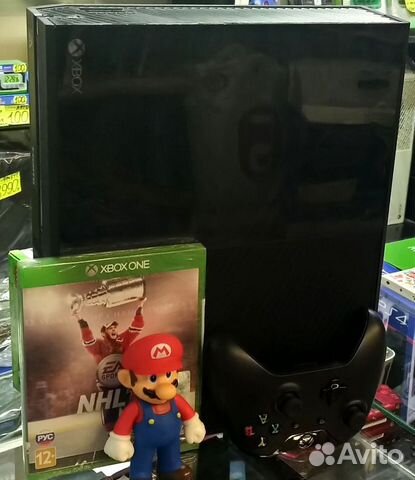 84932262127  Черный Xbox One 500GB + игра в подарок / В Марио 