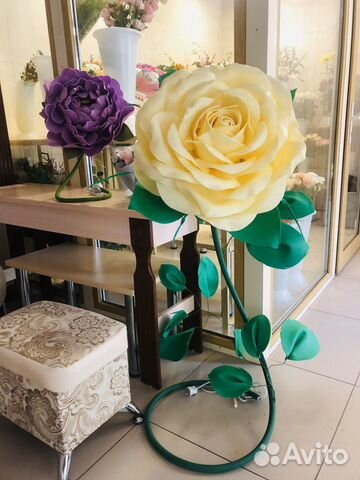 Ростовая Роза торшер ручная работа