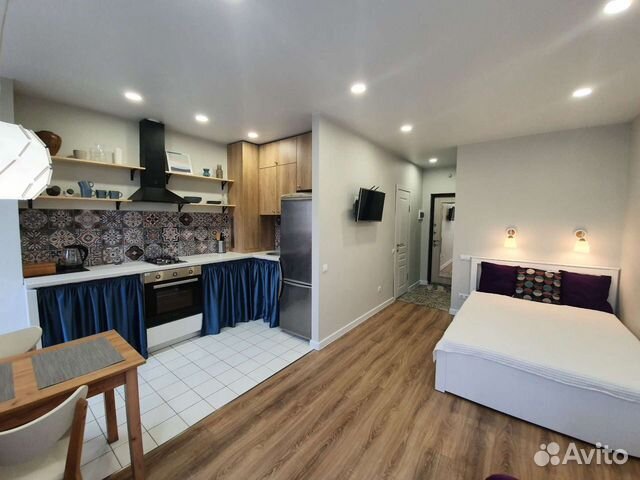 

Квартира-студия, 29 м², 2 кровати