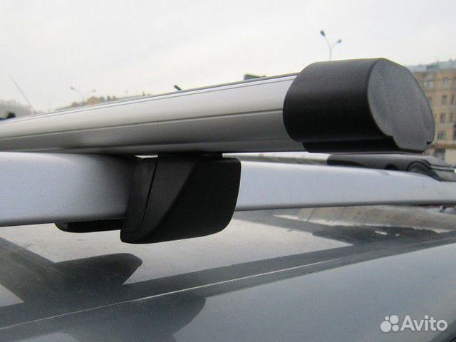 Багажник на рейлинги аэродинамический легкосъемны