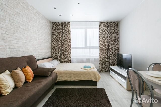 

1-к. квартира, 30 м², 2 кровати