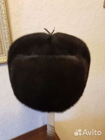 Мужская шапка из норки новая
