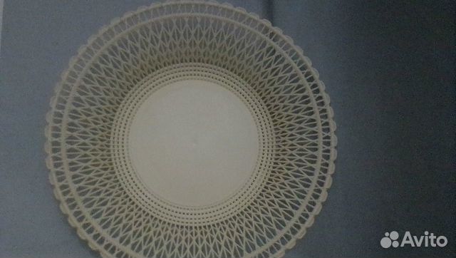 Тарелка сухарница плетенка СССР