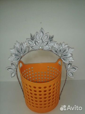 Корона для костюма снежинки