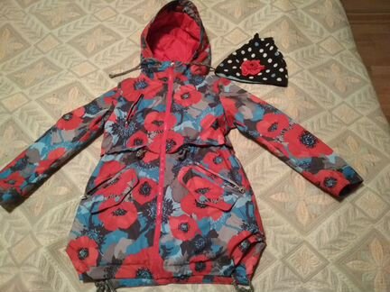 Зима-осень куртка Шалуны девочке 128-135