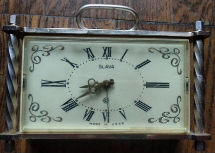 Настольные часы Slava Антиквариат