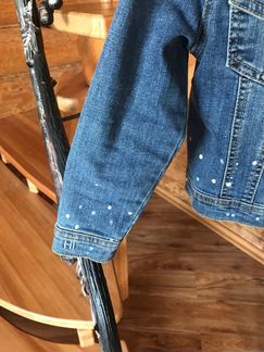 Джинсовая курточка для девочки 4-6 лет