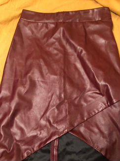 Юбка новая искусственная кожа