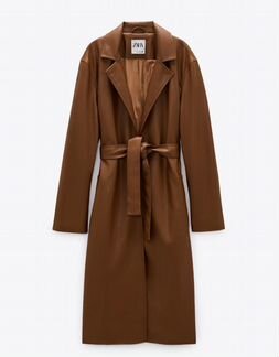 Тренч Zara новый из эко кожи