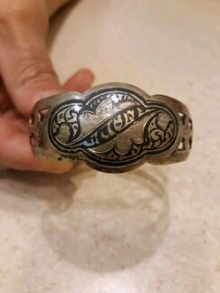 Серебряный браслет кубачи