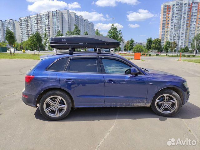 Автобокс ED 420 черный карбон на Audi Q3