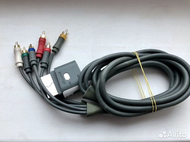 Компонентный HD AV кабель для Xbox 360 (6 кол.)