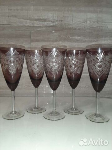 Фужеры, хрусталь СССР