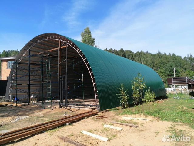 Каркас ангара арочного,ангар 24Х12Х30